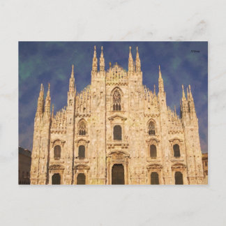Cartão Postal Milano Duomo Impressamente