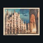 Cartão Postal Milão Itália Duomo di Milano Vintage<br><div class="desc">Título: Vintage Milan Itália Cartão postal: Duomo di Milano Splendor - Renascance Architectural Gem Collectible Memabilia Descrição do produto: Vintage Milan Itália Cartão postal: Um Eterno Tributo ao Duomo di Milano - Símbolo da Renascença Grandeur Experiência a elegância histórica e o esplendor arquitetônico de Milão com este cartão postal, captando...</div>