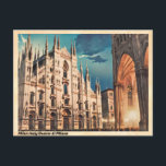 Cartão Postal Milão Itália Duomo di Milano Vintage<br><div class="desc">Título: Vintage Milan Itália Cartão postal: Duomo di Milano Splendor - Renascance Architectural Gem Collectible Memabilia Descrição do produto: Vintage Milan Itália Cartão postal: Um Eterno Tributo ao Duomo di Milano - Símbolo da Renascença Grandeur Experiência a elegância histórica e o esplendor arquitetônico de Milão com este cartão postal, captando...</div>
