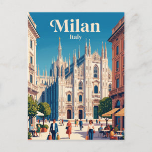 Cartão Postal Milão, Lombardia, Itália