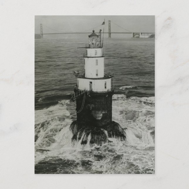Cartão Postal Mile Rocks Lighthouse (Frente)