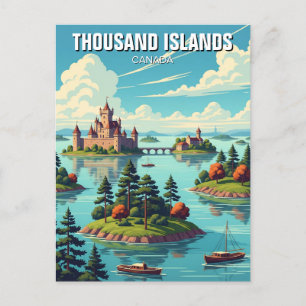 Cartão Postal Milhares de ilhas Ontário Canadá