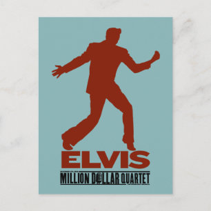 Cartão Postal Milhões de Dólar Quartet Elvis