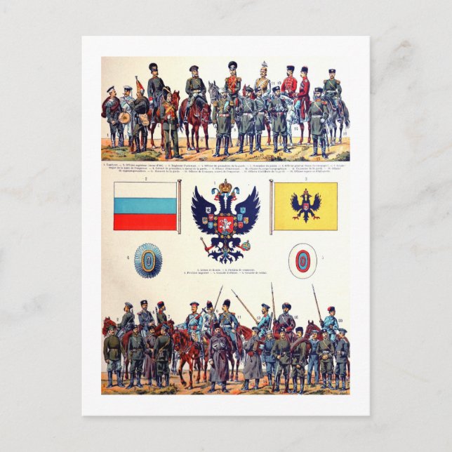 Cartão Postal Militar Russo (Frente)