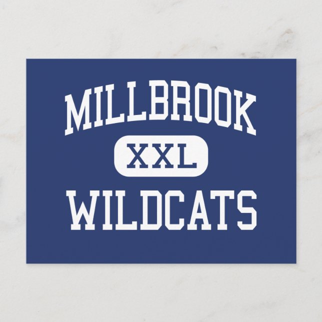 Cartão Postal Millbrook - Wildcats - High - Raleigh (Frente)
