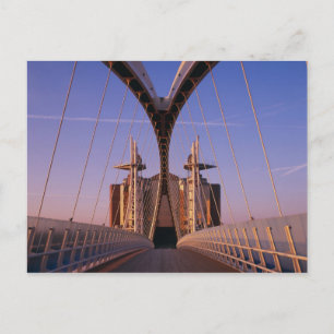 Cartão Postal Millennium Bridge, Lowry Center, Salford