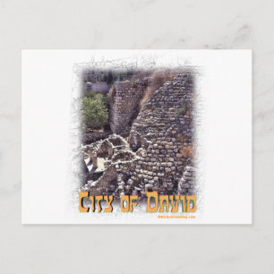 Cartão Postal Millo na cidade de David, Jerusalém