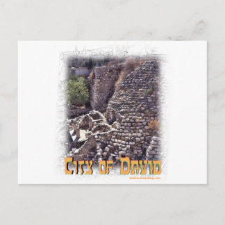 Cartão Postal Millo na cidade de David, Jerusalém
