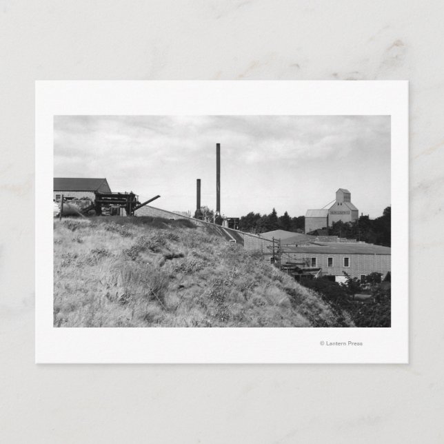 Cartão Postal Milton, Oregon Vista da Cidade Elevador Fotografia (Frente)