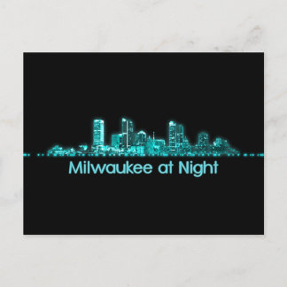 Cartão Postal Milwaukee Skyline