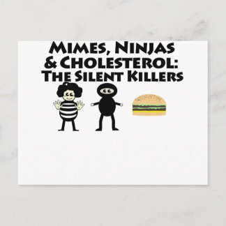Cartão Postal Mimes, Nijas e Colesterol
