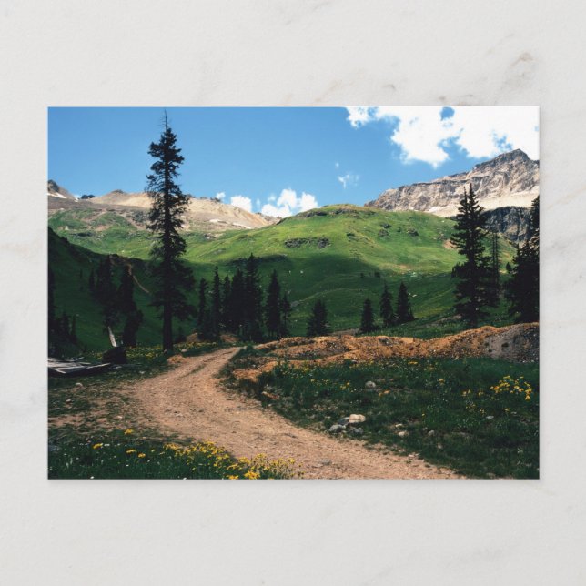 Cartão Postal Mina na Yankee Boy Basin, Colorado (Frente)