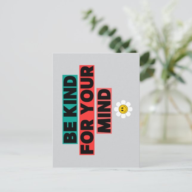 Cartão Postal Mindful Power (Em pé/Frente)