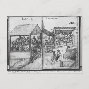 Cartão Postal Minério prateado de La Croix-aux-Mines, Lorena