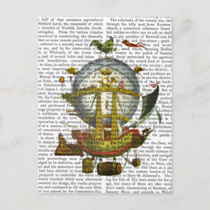 Cartão Postal Minerve Hot Air Balloon