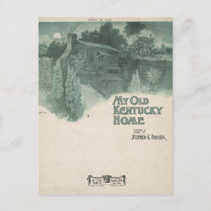 Cartão Postal Minha antiga casa de Kentucky