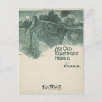 Cartão Postal Minha antiga casa de Kentucky