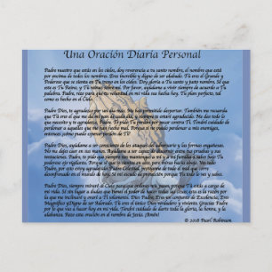 Cartão Postal Minha Coleção de Orações Diárias Espanhola