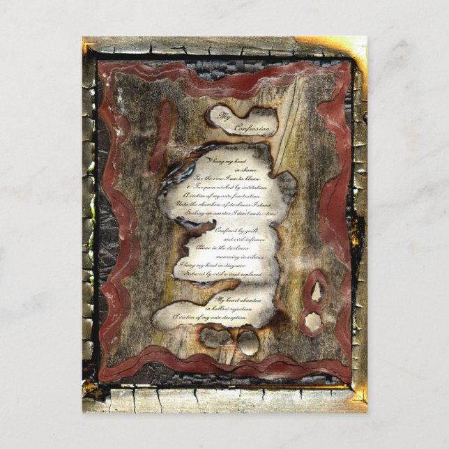 Cartão Postal Minha Confissão (Frente)