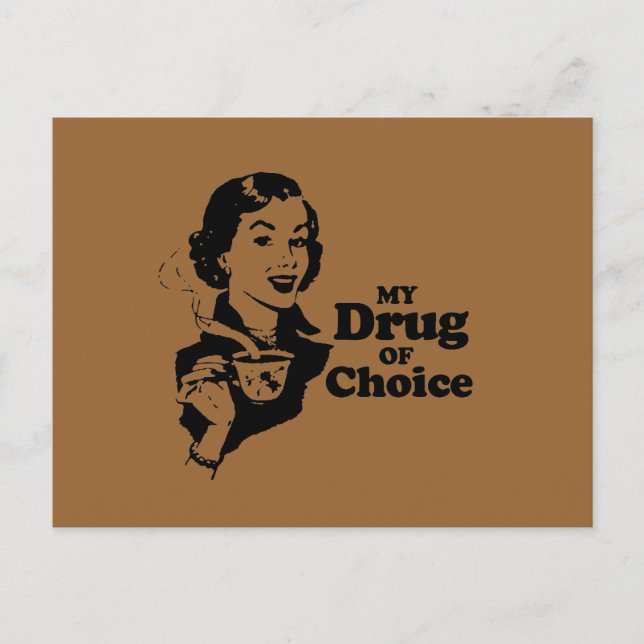 CARTÃO POSTAL MINHA DROGA ESCOLHA (Frente)