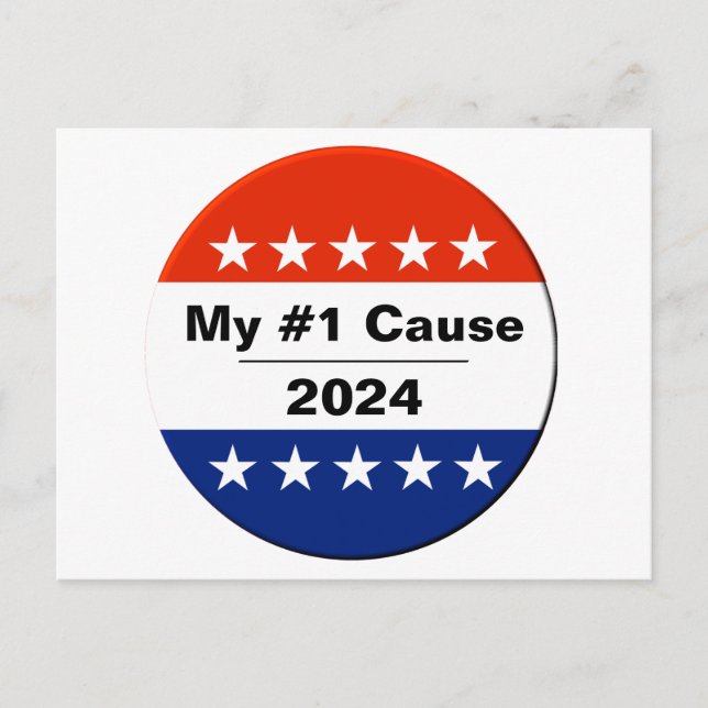 Cartão Postal Minha edição eleitoral de 2024 (Frente)