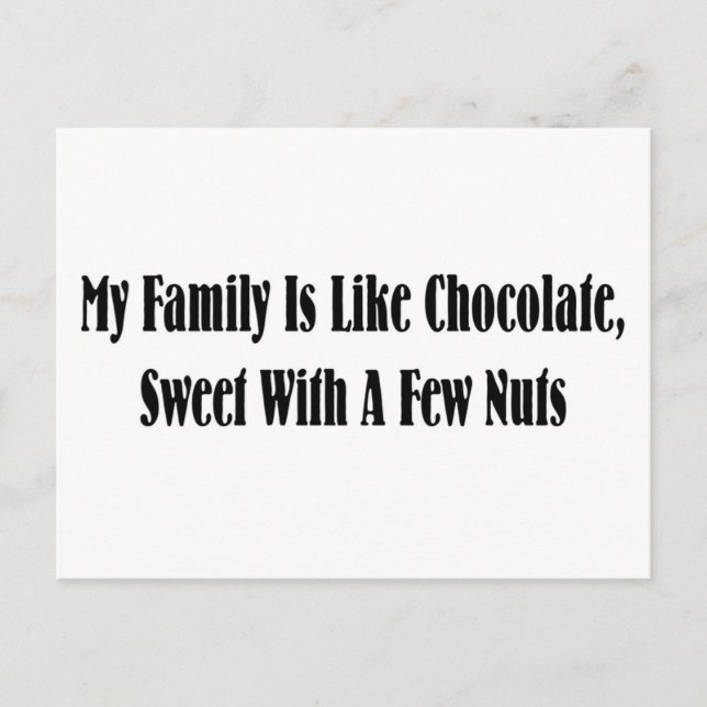 Cartão Postal Minha família (Frente)