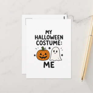Cartão Postal Minha Ilustração Divertida de Fantasia de Hallowee
