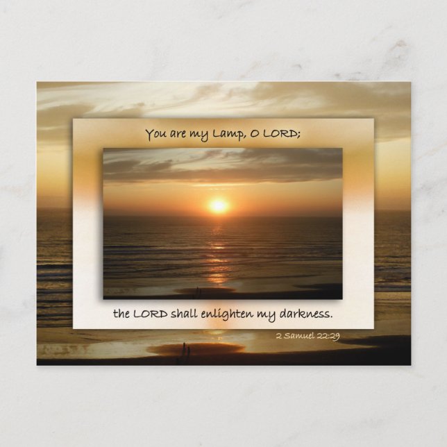 Cartão Postal Minha lâmpada (Frente)