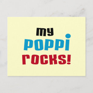 Cartão Postal Minha Poppi Rocks Camisetas e Presentes