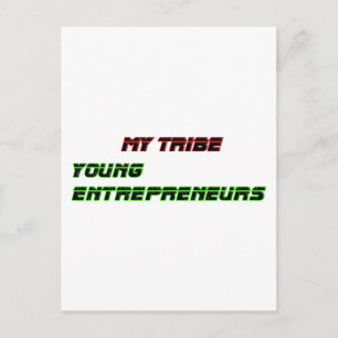 Cartão Postal Minha Tribo Jovens Empresários O MUSEUM Zazzle Gif