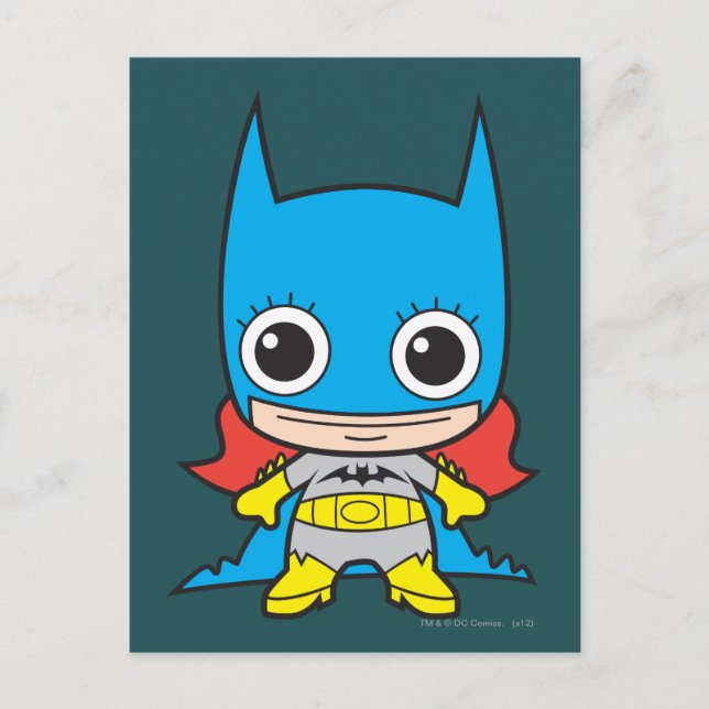 Cartão Postal Mini Batgirl (Frente)