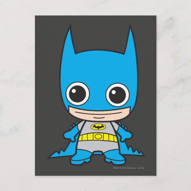 Cartão Postal Mini Batman (Frente)