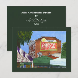 Cartão Postal Mini Impressões Coletáveis de Construção Hist