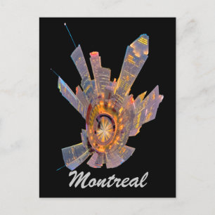 Cartão Postal mini planeta montreal