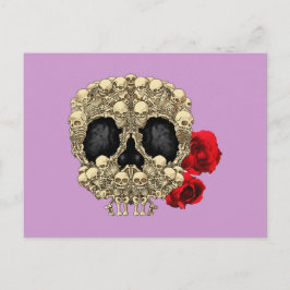 Cartão Postal Mini Skeletons Sugar Skype