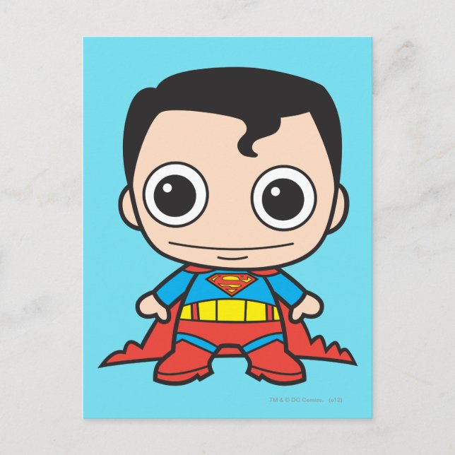 Cartão Postal Mini Superman (Frente)