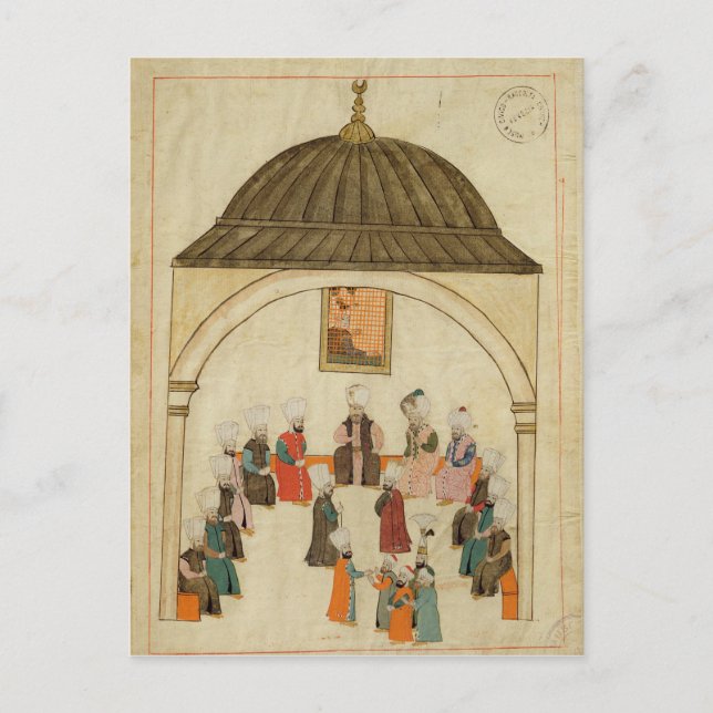 Cartão Postal Miniatura do "Memorie Turchesche" (Frente)