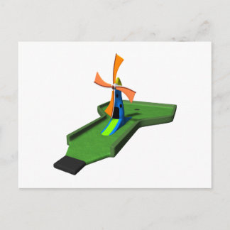 Cartão Postal Miniatura Golf