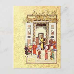 Cartão Postal Miniatura Persa: Innocência de Yusuf