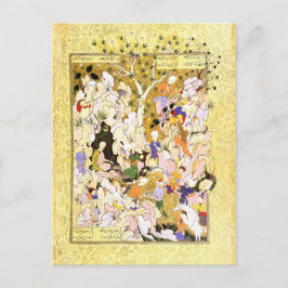 Cartão Postal Miniatura Persa: Presente Inadequado Dos Dervishes