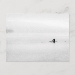 Cartão Postal Minimalismo de solteiro Scull