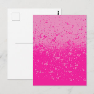 Cartão Postal Minimalismo Rosa 