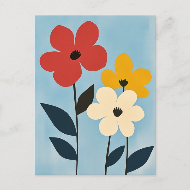 Cartão Postal Minimalista escandinavo #160 (Frente)