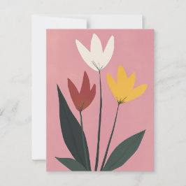 Cartão Postal Minimalista escandinavo #163