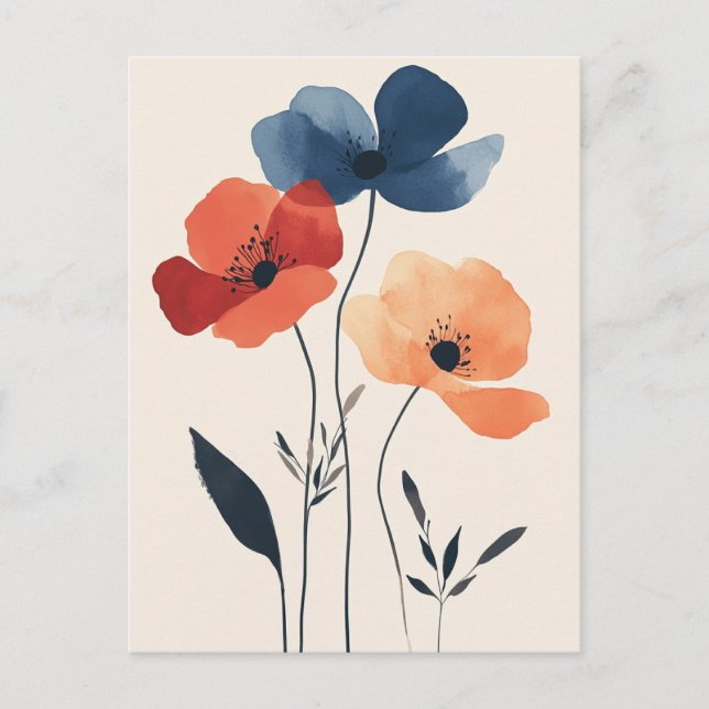 Cartão Postal Minimalista escandinavo #165 (Frente)