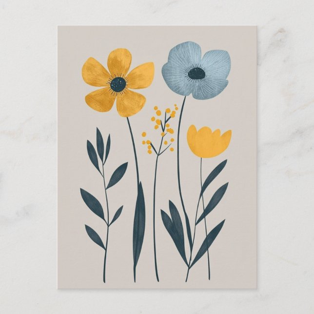 Cartão Postal Minimalista escandinavo #169 (Frente)