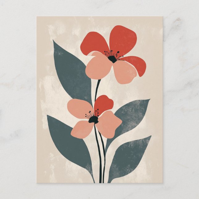 Cartão Postal Minimalista escandinavo #172 (Frente)