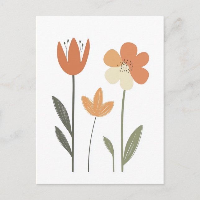 Cartão Postal Minimalista escandinavo #173 (Frente)