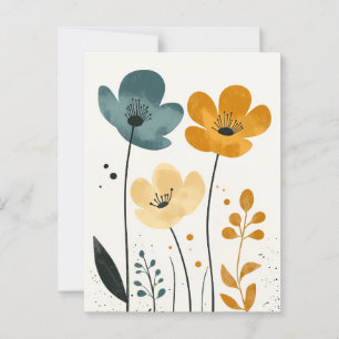 Cartão Postal Minimalista escandinavo #177