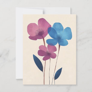 Cartão Postal Minimalista escandinavo #179